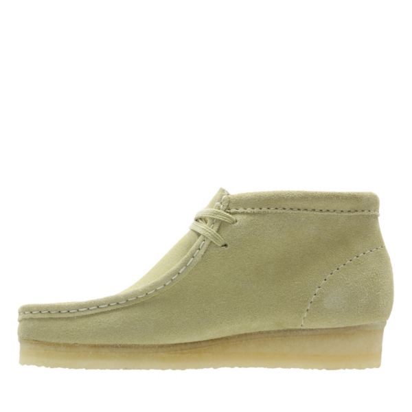 Clarks Womens Wallabee Boot Ankle Boots Maple Suede | UK-1294087